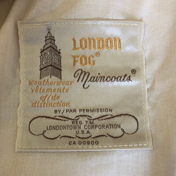 Vintage London Fog Rain Jacket Trench Coat, 14 - Picture 8 of 12